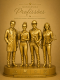 Miniatura Profissões Personalizados